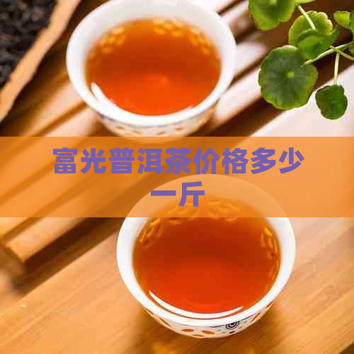 富光普洱茶价格多少一斤