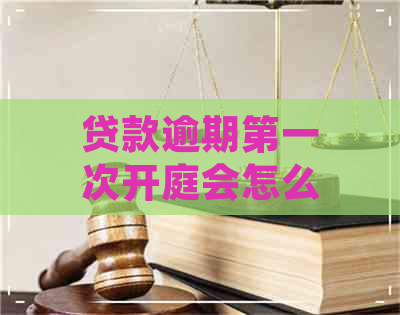 贷款逾期之一次开庭会怎么样