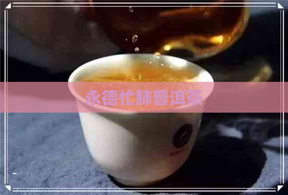 永德忙肺普洱茶