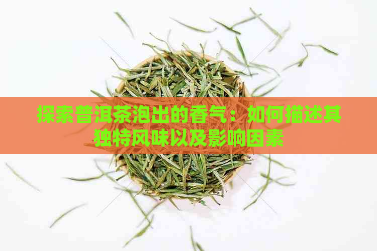 探索普洱茶泡出的香气：如何描述其独特风味以及影响因素