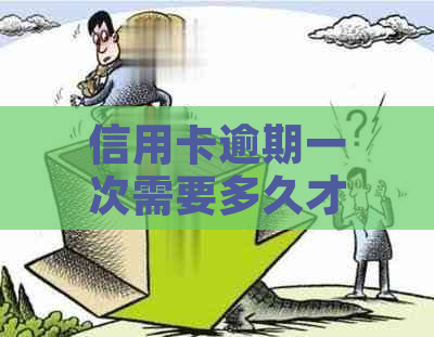 信用卡逾期一次需要多久才可以申请信用卡还款