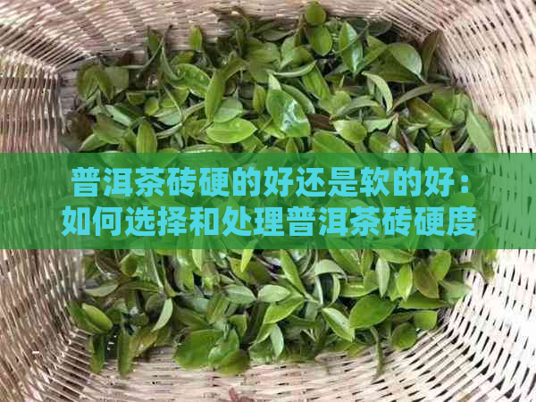 普洱茶砖硬的好还是软的好：如何选择和处理普洱茶砖硬度问题，哪种更好喝？