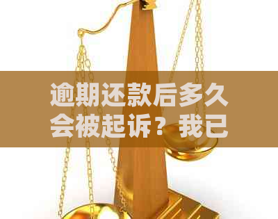 逾期还款后多久会被起诉？我已还2000多，还有其他可能的后果吗？