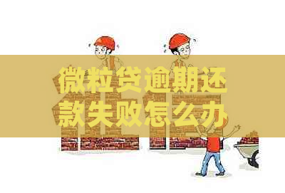 微粒贷逾期还款失败怎么办，如何处理以及是否还能继续使用