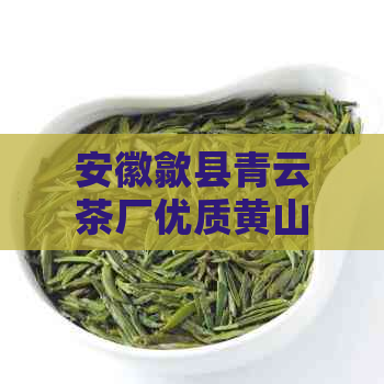 安徽歙县青云茶厂优质黄山门红茶，品味经典的中国红茶文化