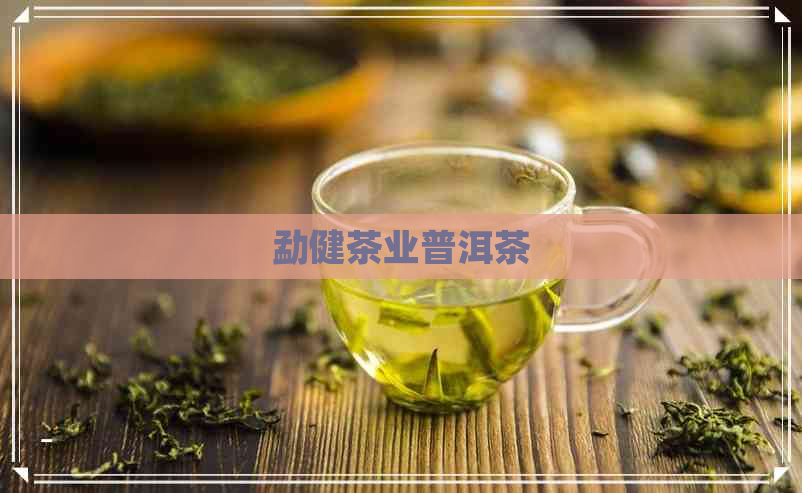 勐健茶业普洱茶