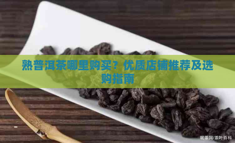 熟普洱茶哪里购买？优质店铺推荐及选购指南