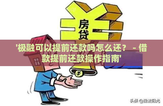 '极融可以提前还款吗怎么还？ - 借款提前还款操作指南'