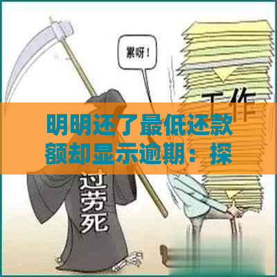 明明还了更低还款额却显示逾期：探讨信用贷款中的误读与解决方法