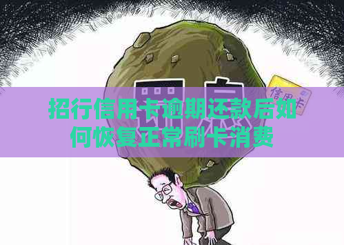 招行信用卡逾期还款后如何恢复正常刷卡消费