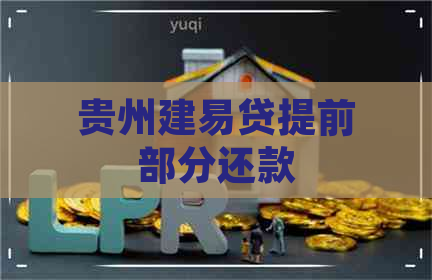 贵州建易贷提前部分还款