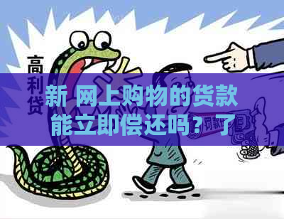 新 网上购物的货款能立即偿还吗？了解相关政策和支付方式