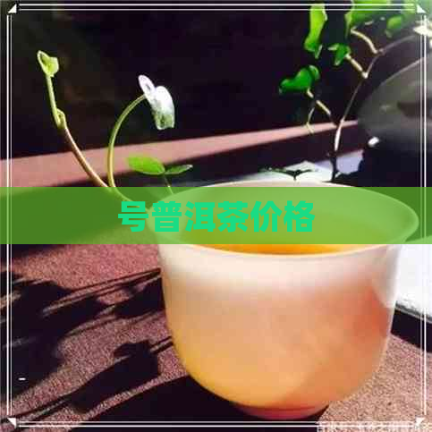 号普洱茶价格