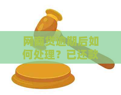 网商贷逾期后如何处理？已还款项是否可以协商分期偿还剩余部分？