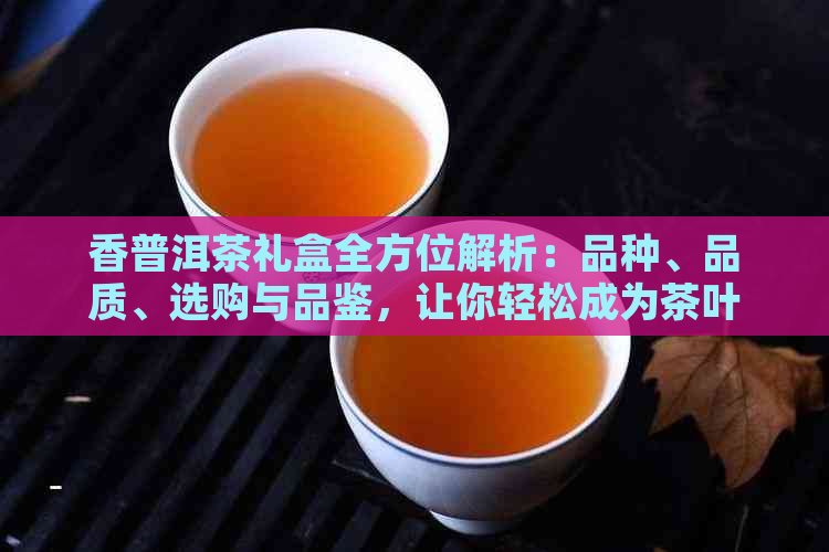 香普洱茶礼盒全方位解析：品种、品质、选购与品鉴，让你轻松成为茶叶专家