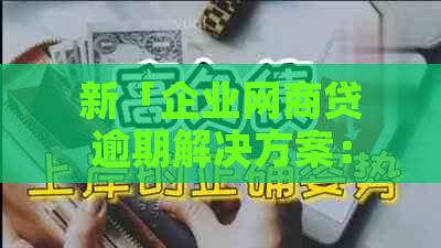 新「企业网商贷逾期解决方案：关联企业账户的影响与应对策略」