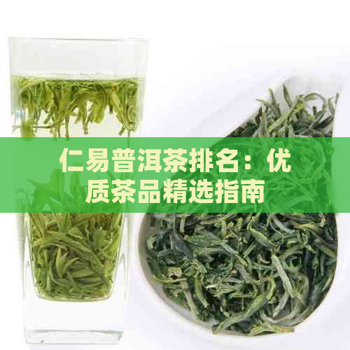 仁易普洱茶排名：优质茶品精选指南