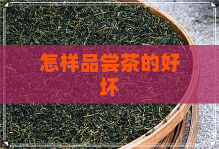 怎样品尝茶的好坏