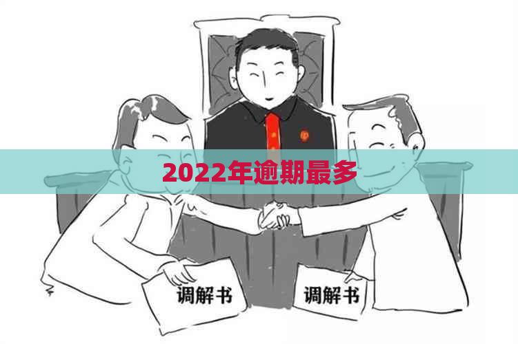 2022年逾期最多