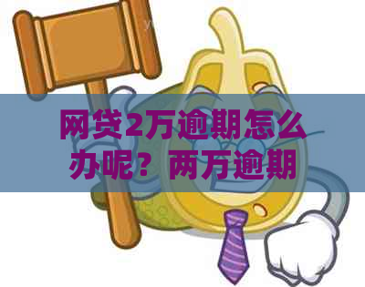 网贷2万逾期怎么办呢？两万逾期后果如何？多久会被起诉？不还会坐牢吗？