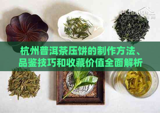 杭州普洱茶压饼的制作方法、品鉴技巧和收藏价值全面解析