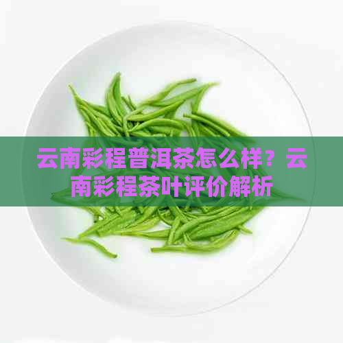 云南彩程普洱茶怎么样？云南彩程茶叶评价解析