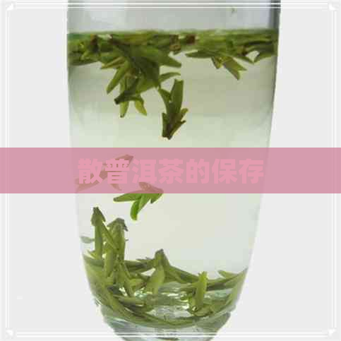 散普洱茶的保存