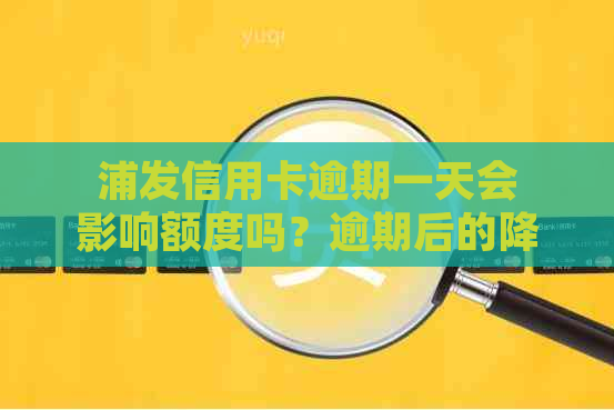 浦发信用卡逾期一天会影响额度吗？逾期后的降额幅度如何？了解详细情况