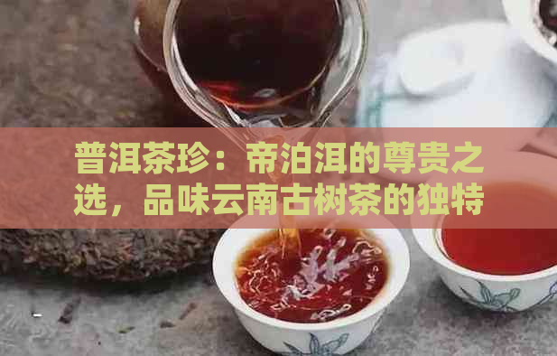 普洱茶珍：帝泊洱的尊贵之选，品味云南古树茶的独特魅力