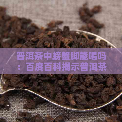 普洱茶中螃蟹脚能喝吗：百度百科揭示普洱茶螃蟹脚功效与作用。