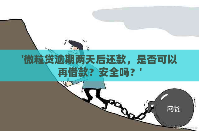 '微粒贷逾期两天后还款，是否可以再借款？安全吗？'