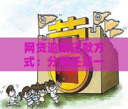 网贷逾期还款方式：分期还是一次性还清方可再贷？