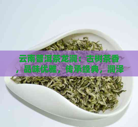 云南普洱茶龙润：古树茶香，品味优雅，传承经典，润泽人生