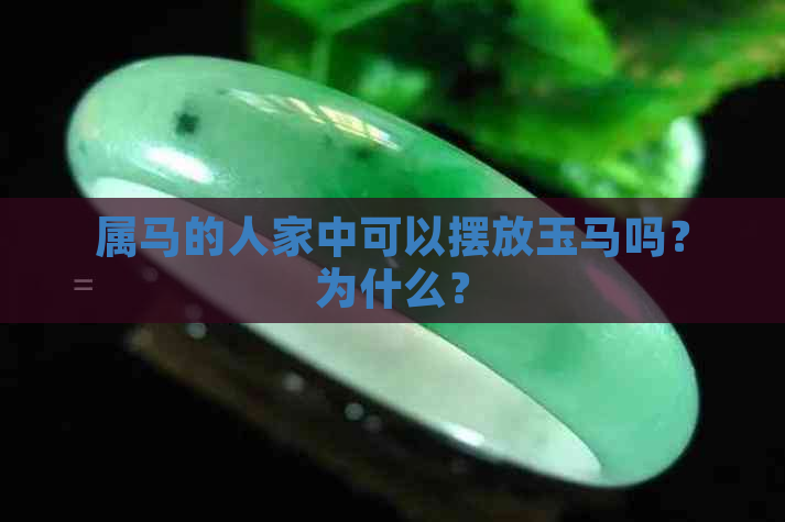 属马的人家中可以摆放玉马吗？为什么？