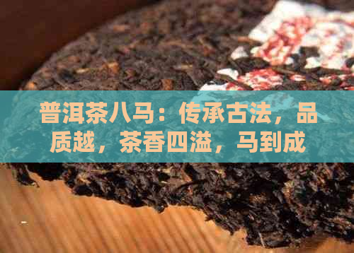 普洱茶八马：传承古法，品质越，茶香四溢，马到成功