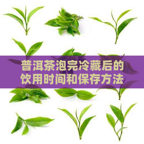 普洱茶泡完冷藏后的饮用时间和保存方法是什么？