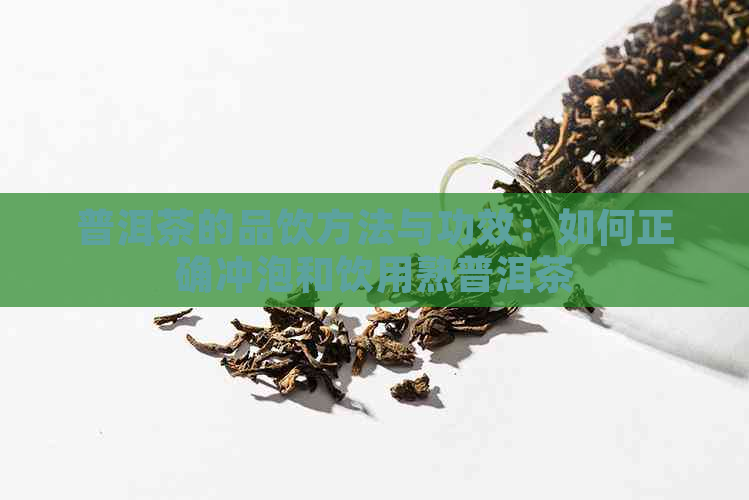 普洱茶的品饮方法与功效：如何正确冲泡和饮用熟普洱茶