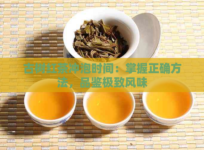 古树红茶冲泡时间：掌握正确方法，品鉴极致风味