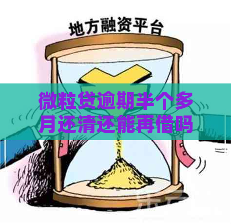 微粒贷逾期半个多月还清还能再借吗