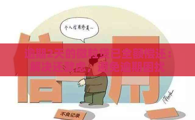 逾期2天的微粒贷已全额偿还：解决还款虑，避免逾期困扰