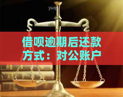 借呗逾期后还款方式：对公账户还是私人账户？如何操作？