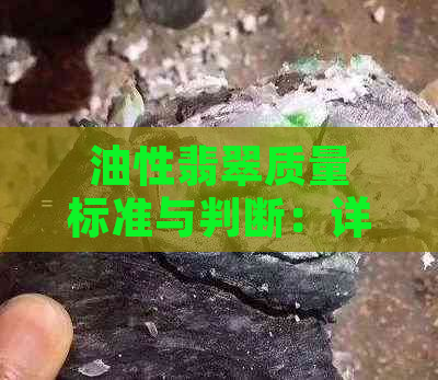 油性翡翠质量标准与判断：详解翡翠油性好的意义