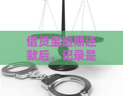 借贷宝逾期还款后，记录是否消除？如何处理？