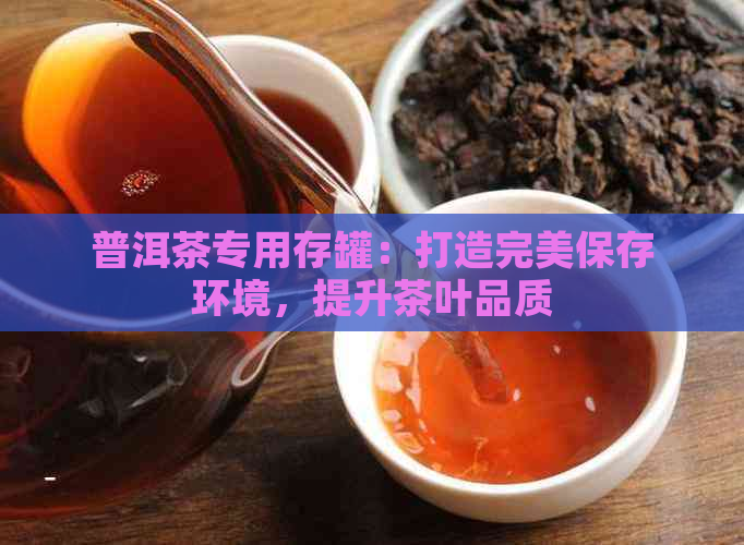 普洱茶专用存罐：打造完美保存环境，提升茶叶品质