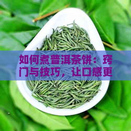 如何煮普洱茶饼：窍门与技巧，让口感更出众