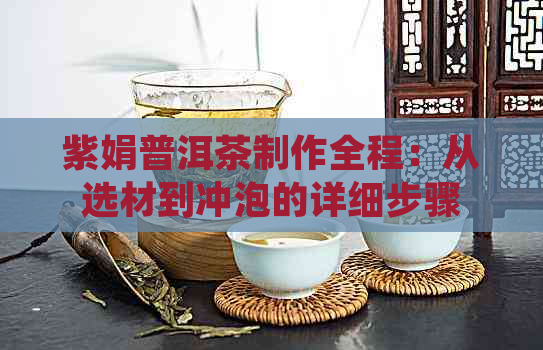 紫娟普洱茶制作全程：从选材到冲泡的详细步骤与技巧，让你轻松掌握茶艺精髓