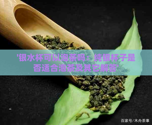 '银水杯可以泡茶吗：纯银杯子是否适合泡茶及其它解答'