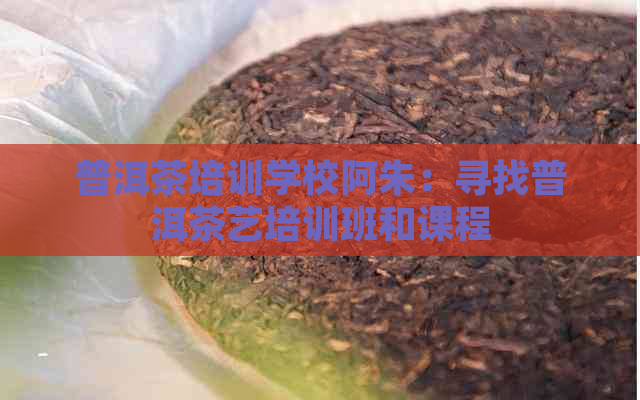 普洱茶培训学校阿朱：寻找普洱茶艺培训班和课程