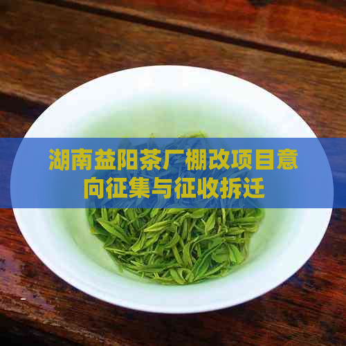 湖南益阳茶厂棚改项目意向征集与征收拆迁