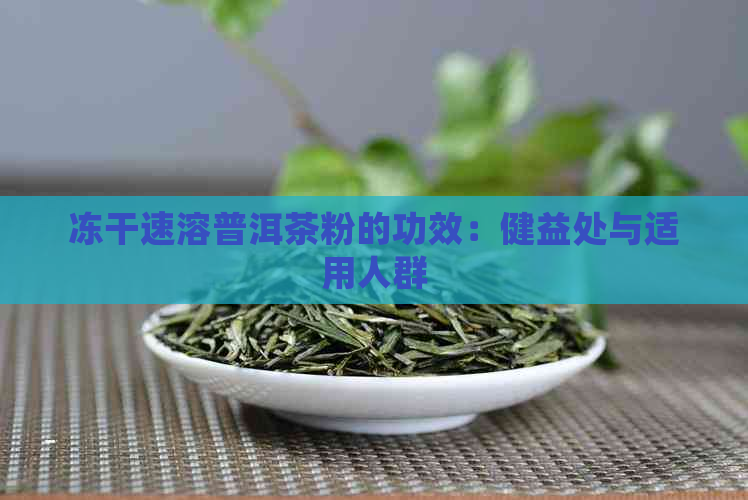 冻干速溶普洱茶粉的功效：健益处与适用人群